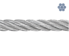 General purpose wire rope 6×19 WS+IWRC